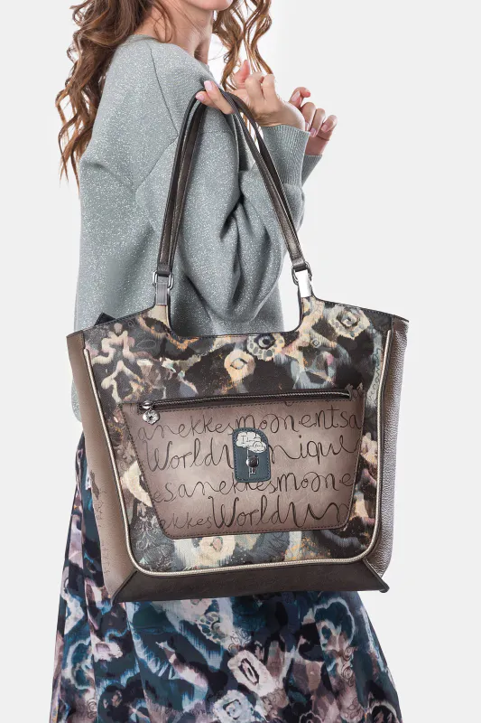 Anekke Shoulderbag Dark Beige/Multi