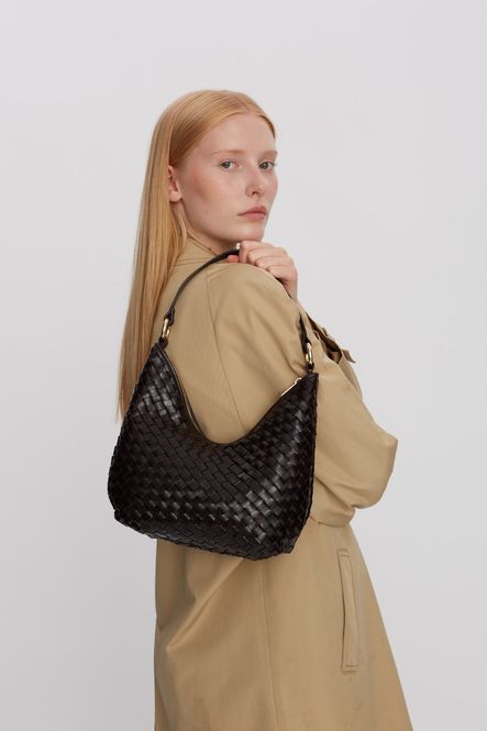 Hovedbilde Adax Mona Salerno Shoulderbag i Dark Brown