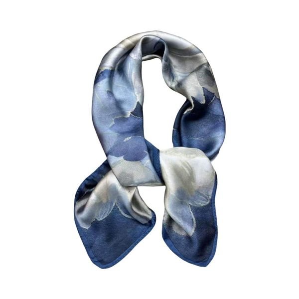 Hovedbilde DIZ Lite Skjerf Blomsterprint Marine