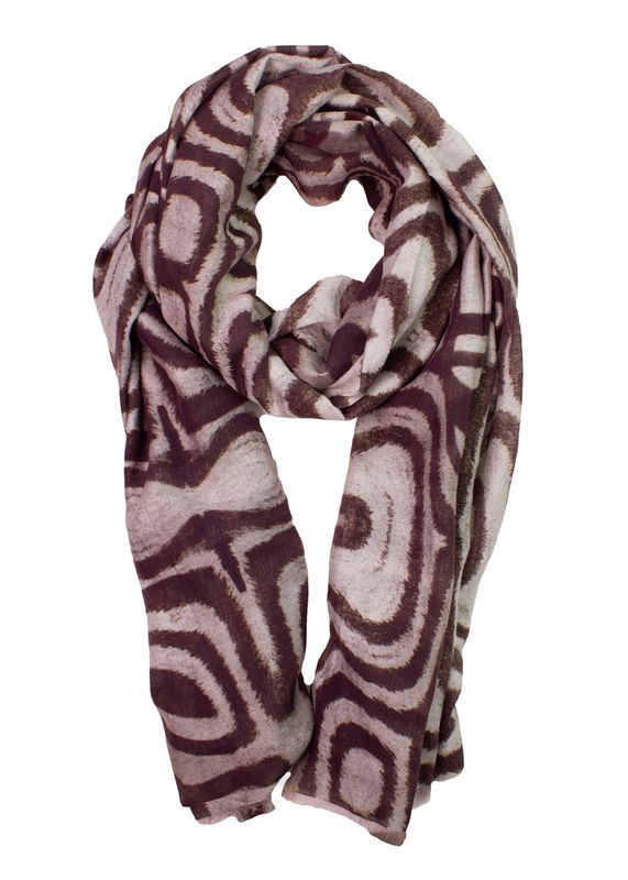 Boheme Skjerf 100x180 i Silver/Brown