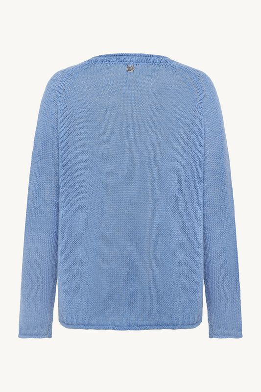 Claire Peach Genser i Vista Blue