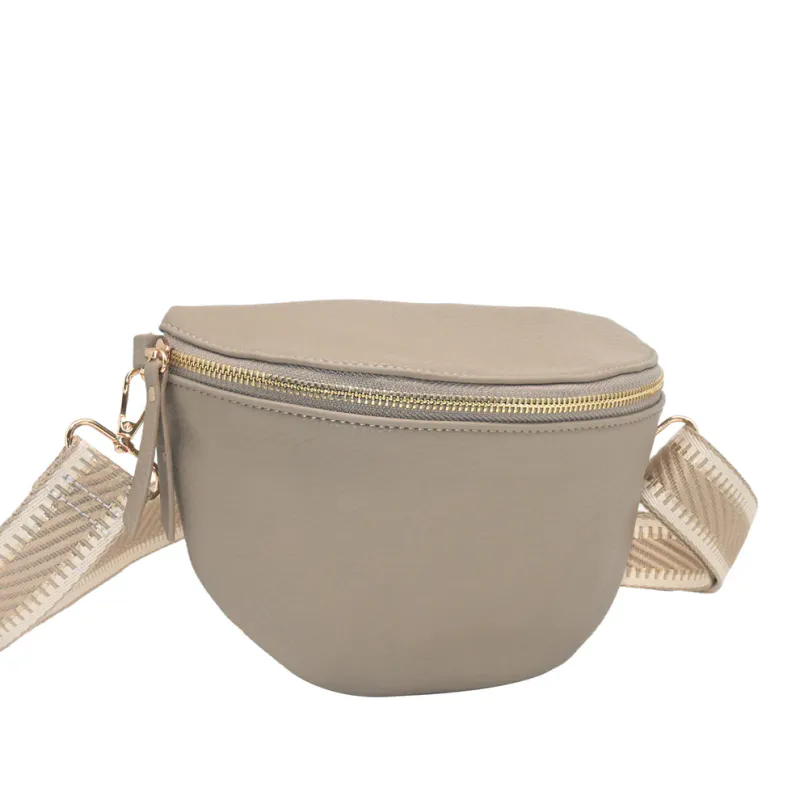 Rosenvinge Pepper Bumbag M/Mønstret Reim Beige
