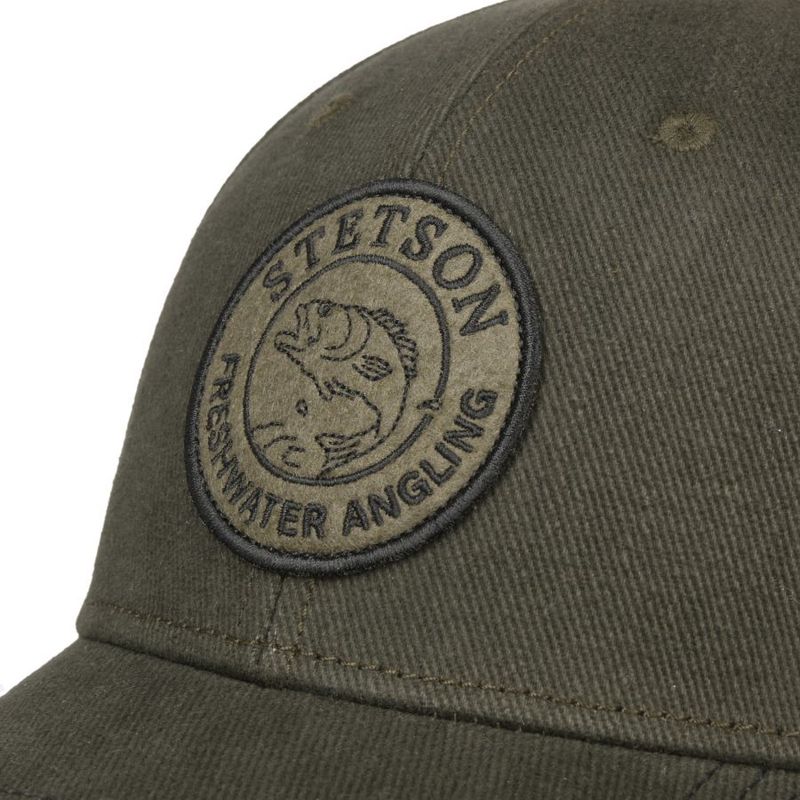 Stetson Baseball Cap Freshwater Angling i Olive