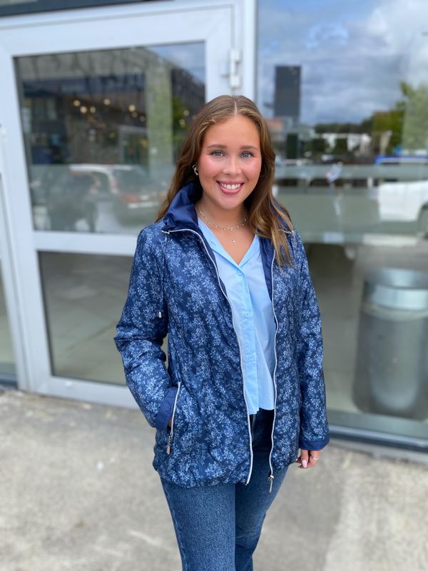 Normann Lett Vendbar Jakke i Navy/Navy