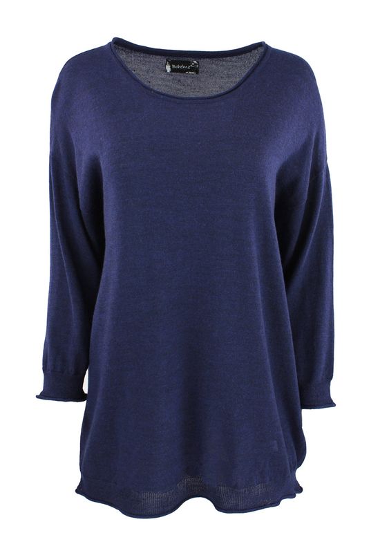 Boheme Genser Ledig M/Rund Hals i Blue