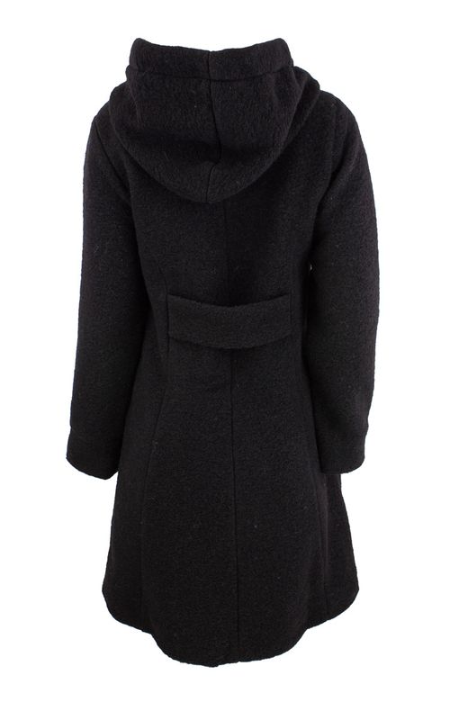 Boheme Vannavvisende Kåpe M/Hette i Ullmix Black