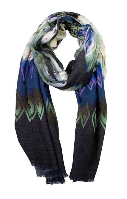 Hovedbilde Boheme Skjerf i Blue/Print