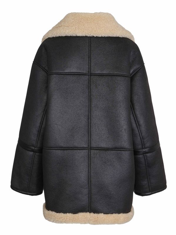 Clermonte Leona Shearling Jacket Black