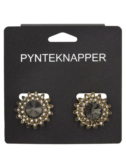Hovedbilde Intex Skjorteknappblomst M/Diamant i Sort