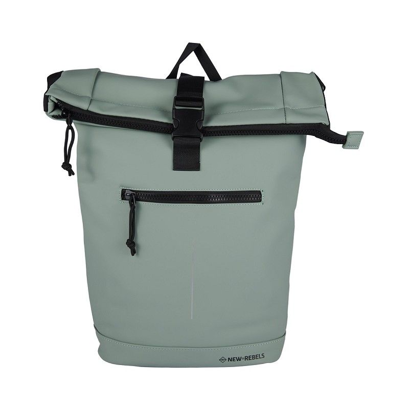 New Rebels Mart  New York Rolltop Backpack 21L Salie Green