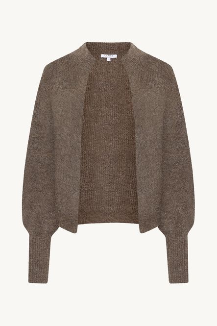 Hovedbilde Claire Chelsea Cardigan i Cacao Melange