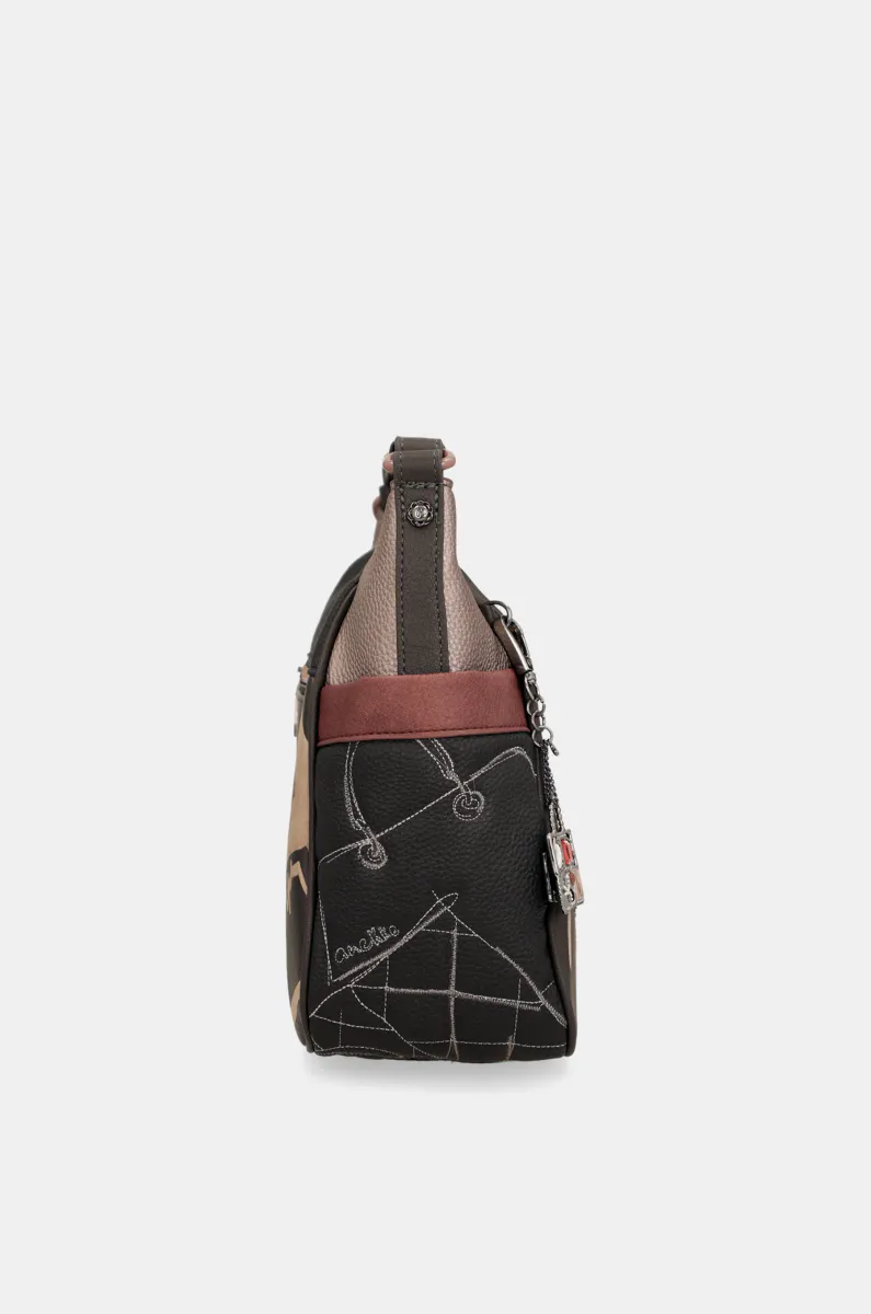 Anekke Crossoverbag Dark Brown/Multi