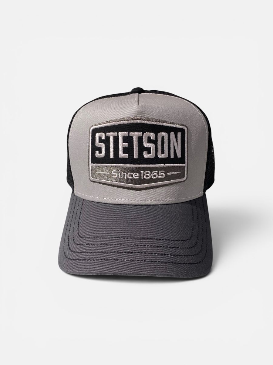 Stetson Trucker Cap i Grey/Black