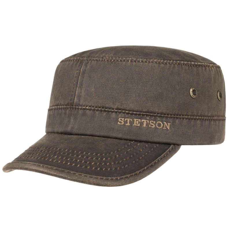 Stetson Army Cap Sort og Brun