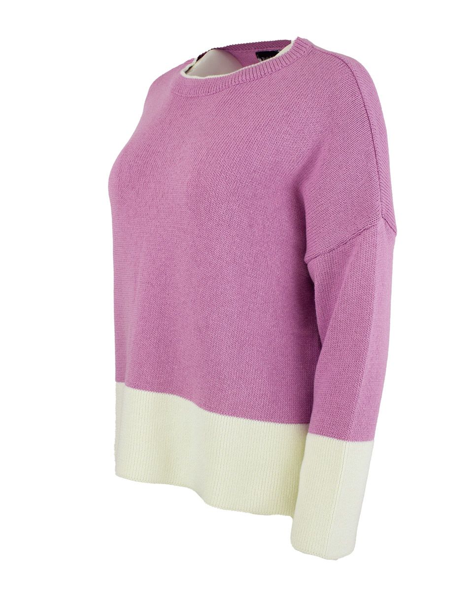 Boheme Genser i Bomullsmix Rose 