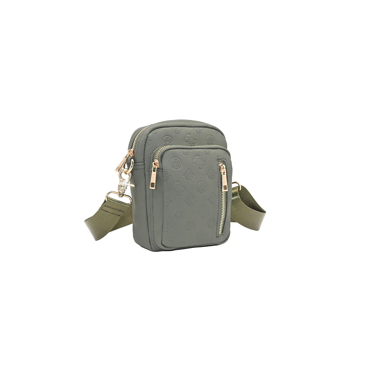 Rosenvinge Levi Citybag M/Preget Mønster i Olive Green