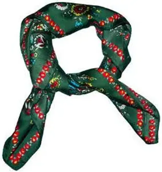 Hovedbilde Intex Skjerf i Bunad-look Grønn 70x70