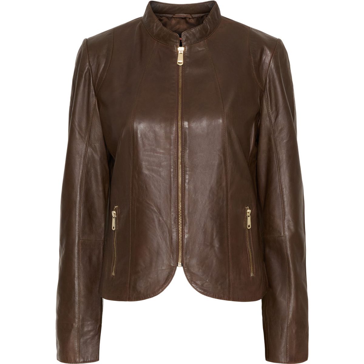 BTF-CPH Biker Skinnjakke i Espresso