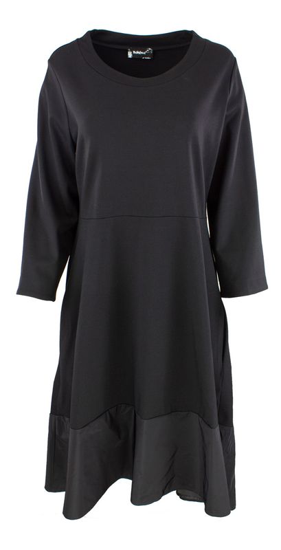Boheme Lang Kjole i Viscosemix Black
