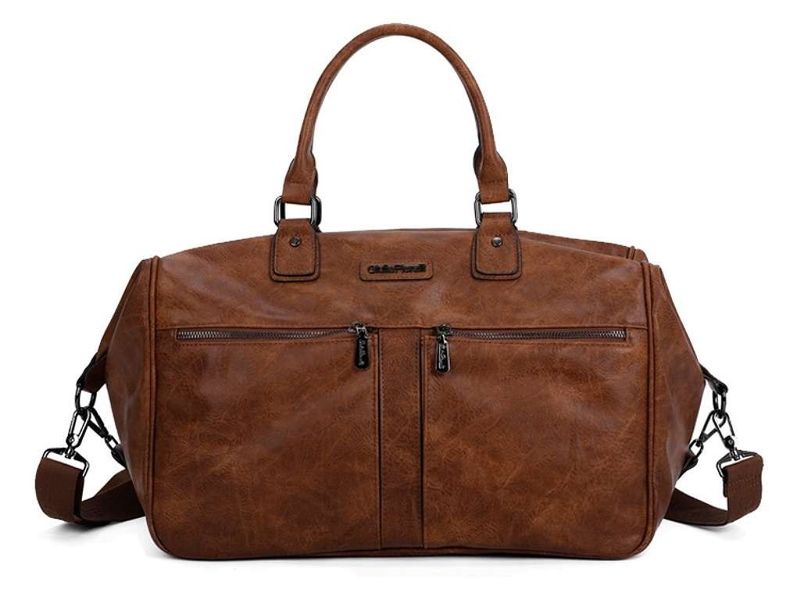 Giulia Pieralli Classic Cabinbag i Cognac