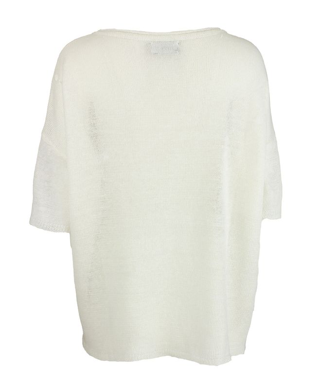 Boheme Genser M/Kort Arm i Offwhite