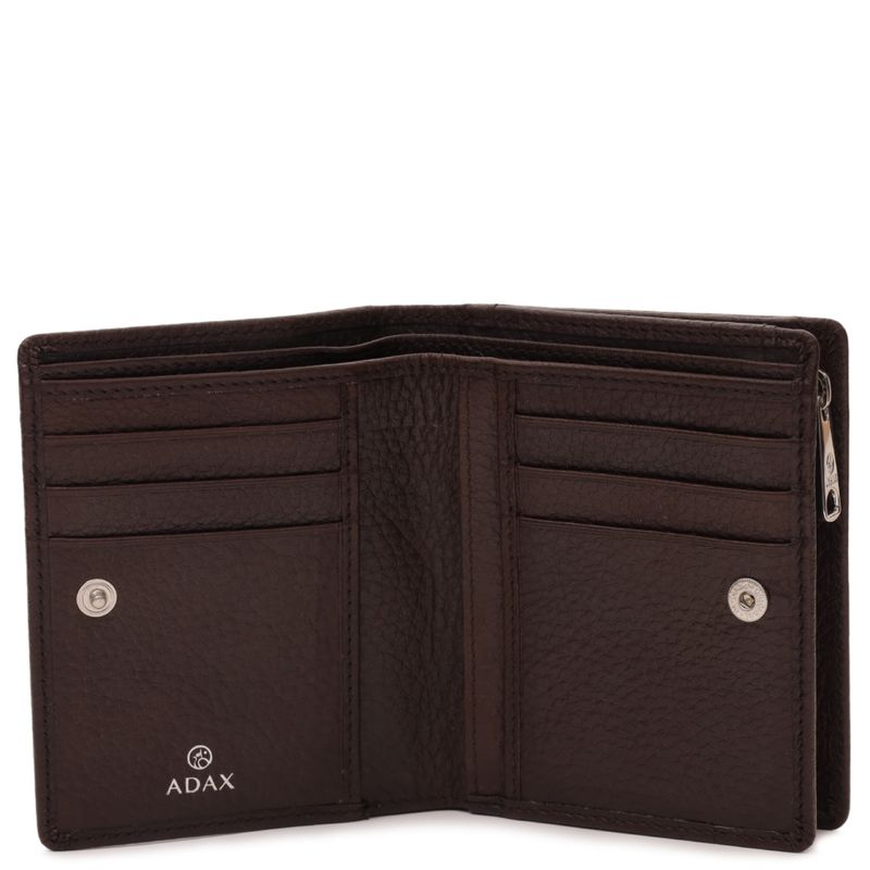 ADAX Ninni Skinnlommebok i Chocolate